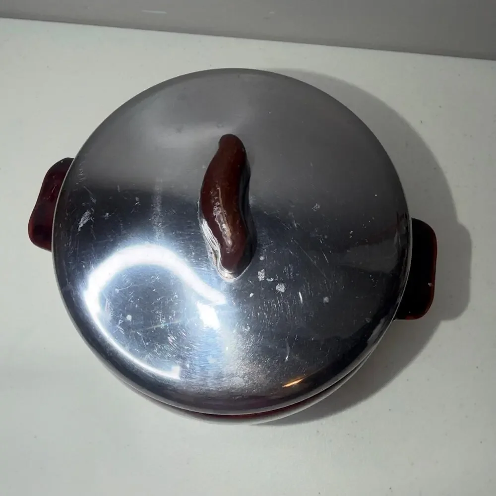 Vintage West Bend Bean Pot With Electric Warmer & Cord Works Great